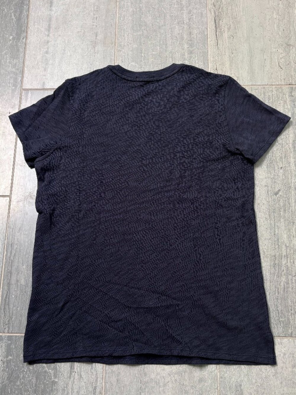 ATM Anthony Thomas Melillo Slub Cotton Crewneck Tee Blue Medium - Picture 5 of 9